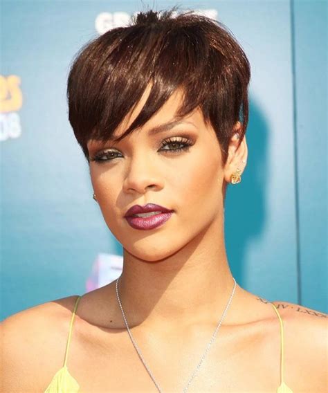 Trendy Rihanna Inspired Short Hair Bob Ideas